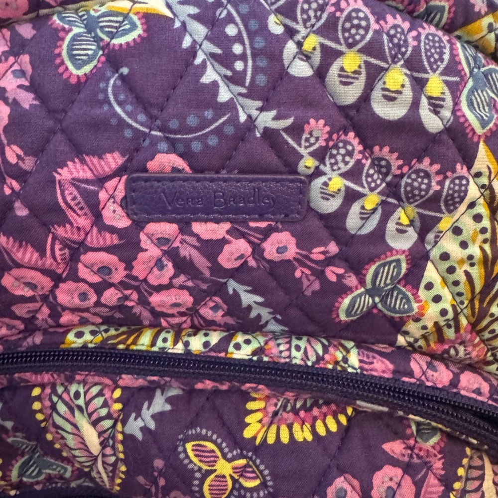 Vera Bradley Multicolor Floral Quilted Backpack